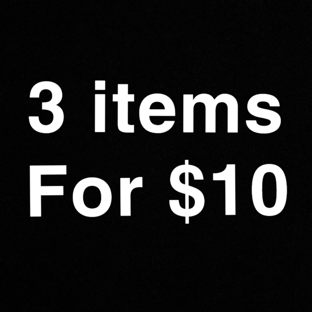 3 items for $10